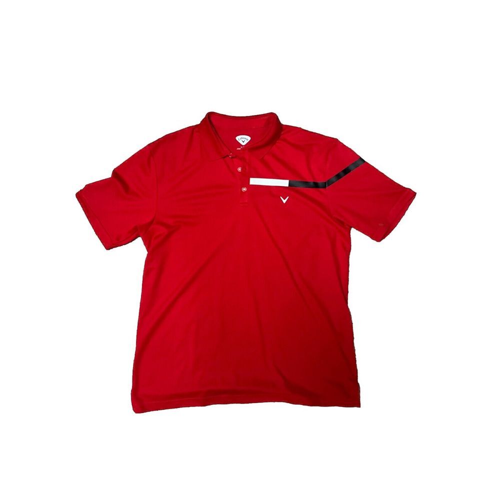 Calloway Golf Shirt Red XL